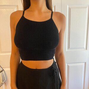 Brandy Melville Women's Black Vest